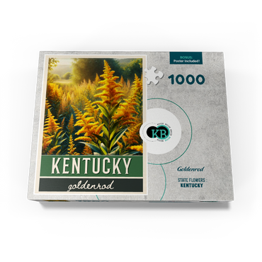 State Flowers Series: Kentucky, Goldenrod 1000 Jigsaw Puzzle box view3