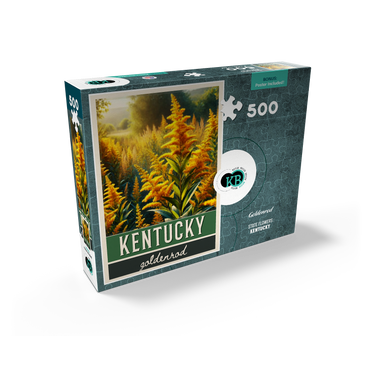 State Flowers Series: Kentucky, Goldenrod 500 Jigsaw Puzzle box view2