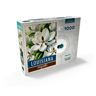 State Flowers Series: Louisiana, Magnolia 1000 Jigsaw Puzzle box view2