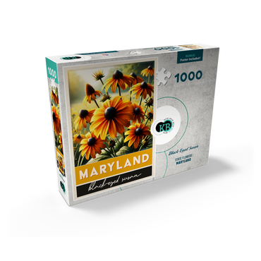 State Flowers Series: Maryland, Black Eyed Susan 1000 Jigsaw Puzzle box view2