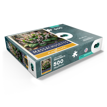 State Flowers Series: Massachusetts, Mayflower 500 Jigsaw Puzzle box view1