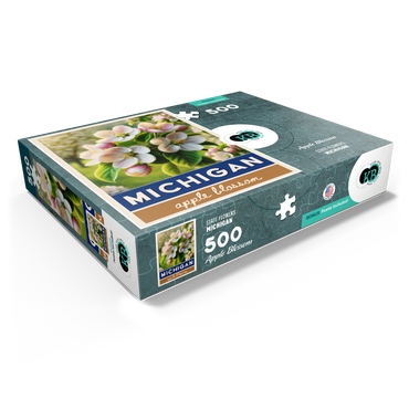 State Flowers Series: Michigan, Apple Blossom 500 Jigsaw Puzzle box view1