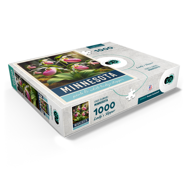 State Flowers Series: Minnesota, Lady Slipper 1000 Jigsaw Puzzle box view1