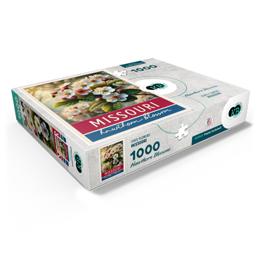 State Flowers Series: Missouri, Hawthorn Blossom 1000 Jigsaw Puzzle box view1