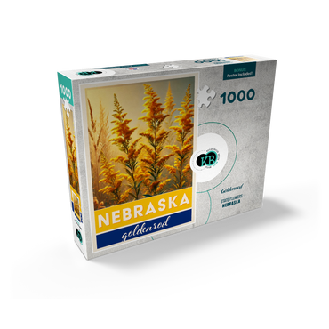 State Flowers Series: Nebraska, Goldenrod 1000 Jigsaw Puzzle box view2