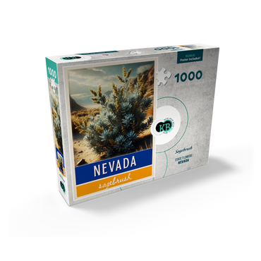 State Flowers Series: Nevada, Sagebrush 1000 Jigsaw Puzzle box view2