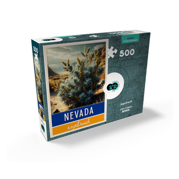 State Flowers Series: Nevada, Sagebrush 500 Jigsaw Puzzle box view2