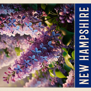 State Flowers Series: New Hampshire, Lilac 1000 Jigsaw Puzzle 3D Modell