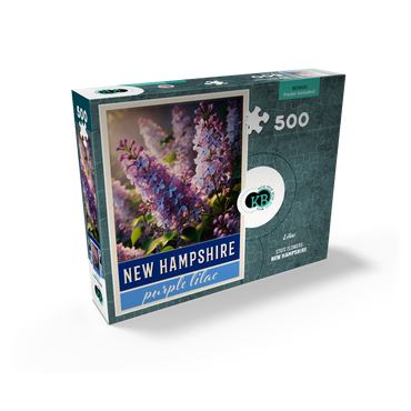 State Flowers Series: New Hampshire, Lilac 500 Jigsaw Puzzle box view2