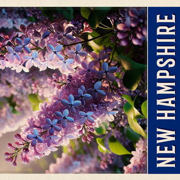 State Flowers Series: New Hampshire, Lilac 500 Jigsaw Puzzle 3D Modell