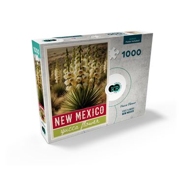 State Flowers Series: New Mexico, Yucca Flower 1000 Jigsaw Puzzle box view2