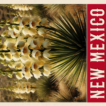 State Flowers Series: New Mexico, Yucca Flower 500 Jigsaw Puzzle 3D Modell