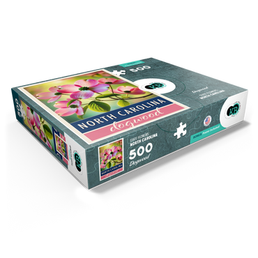 State Flowers Series: North Carolina, Dogwood, Pink 500 Jigsaw Puzzle box view1