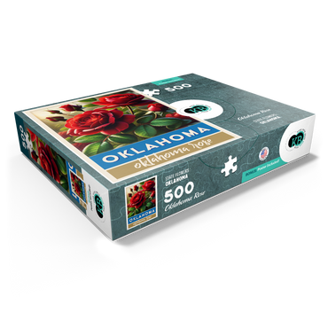 State Flowers Series: Oklahoma, Oklahoma Rose 500 Jigsaw Puzzle box view1