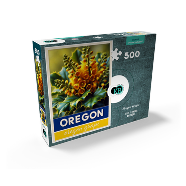 State Flowers Series: Oregon, Oregon Grape 500 Jigsaw Puzzle box view2