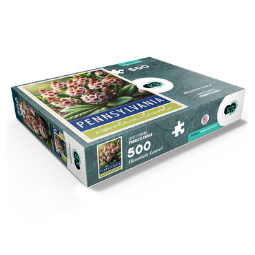 State Flowers Series: Pennsylvania, Mountain Laurel 500 Jigsaw Puzzle box view1