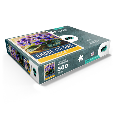 State Flowers Series: Rhode Island, Violet 500 Jigsaw Puzzle box view1