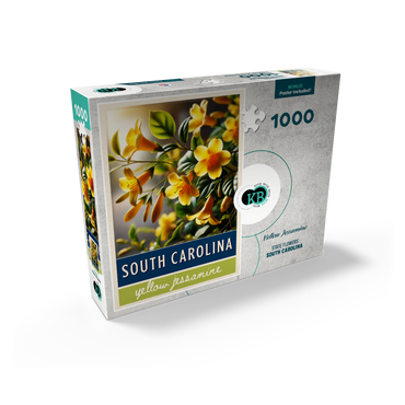 State Flowers Series: South Carolina, Yellow Jessamine 1000 Jigsaw Puzzle box view2