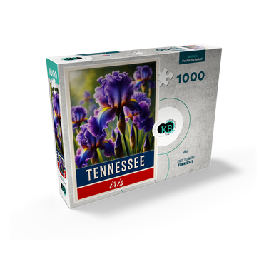 State Flowers Series: Tennessee, Iris 1000 Jigsaw Puzzle box view2