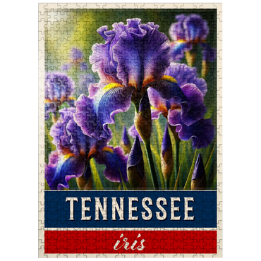 puzzleplate State Flowers Series: Tennessee, Iris 500 Jigsaw Puzzle