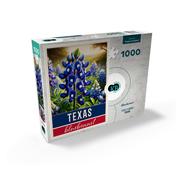 State Flowers Series: Texas, Bluebonnet 1000 Jigsaw Puzzle box view2