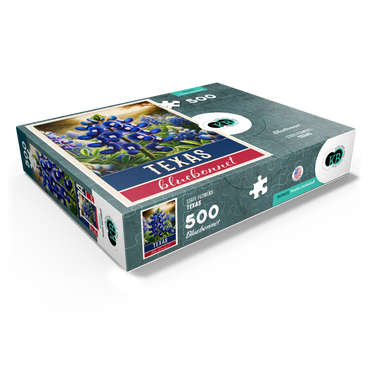State Flowers Series: Texas, Bluebonnet 500 Jigsaw Puzzle box view1