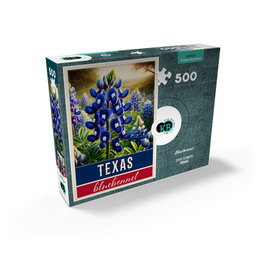 State Flowers Series: Texas, Bluebonnet 500 Jigsaw Puzzle box view2