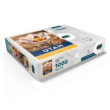 State Flowers Series: Utah, Sego Lily 1000 Jigsaw Puzzle box view1