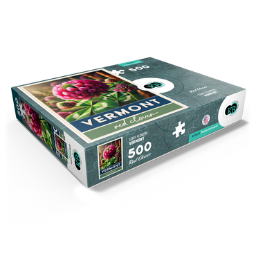 State Flowers Series: Vermont, Red Clover 500 Jigsaw Puzzle box view1