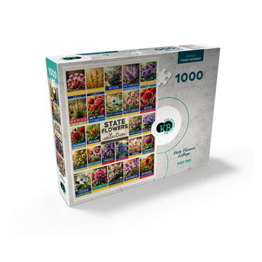 State Flowers Series: 50 State Flowers Collage, Part 2 of 2 1000 Jigsaw Puzzle box view2