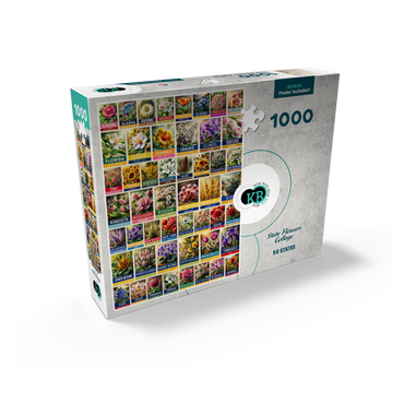 State Flowers Series: 50 State Flowers Collage, vol. 2 1000 Jigsaw Puzzle box view2