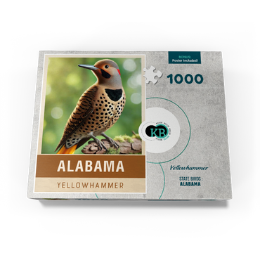 State Birds Series: Alabama, Yellowhammer 1000 Jigsaw Puzzle box view3
