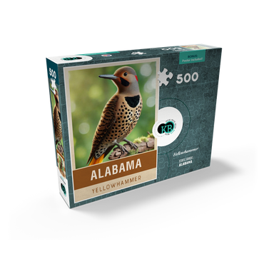 State Birds Series: Alabama, Yellowhammer 500 Jigsaw Puzzle box view2