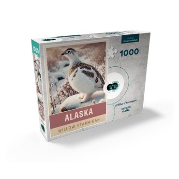 State Birds Series: Alaska, Willow Ptarmigan 1000 Jigsaw Puzzle box view2