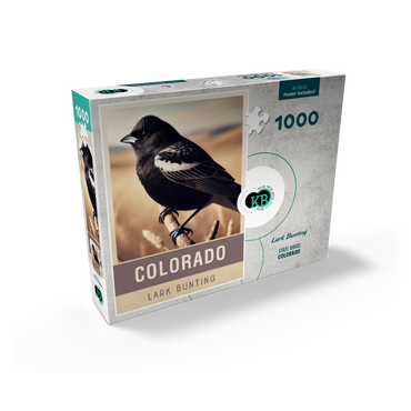 State Birds Series: Colorado, Lark Bunting 1000 Jigsaw Puzzle box view2