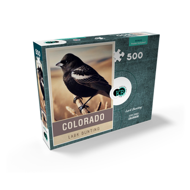State Birds Series: Colorado, Lark Bunting 500 Jigsaw Puzzle box view2