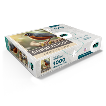 State Birds Series: Connecticut, American Robin 1000 Jigsaw Puzzle box view1