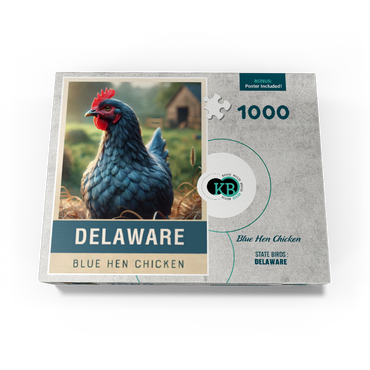 State Birds Series: Delaware, Blue Hen Chicken 1000 Jigsaw Puzzle box view3