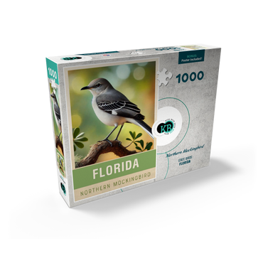 State Birds Series: Florida, Northern Mockingbird 1000 Jigsaw Puzzle box view2
