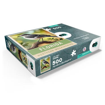 State Birds Series: Florida, Northern Mockingbird 500 Jigsaw Puzzle box view1