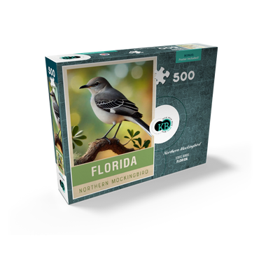 State Birds Series: Florida, Northern Mockingbird 500 Jigsaw Puzzle box view2
