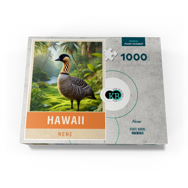 State Birds Series: Hawaii, Nene 1000 Jigsaw Puzzle box view3
