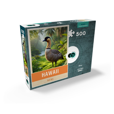 State Birds Series: Hawaii, Nene 500 Jigsaw Puzzle box view2
