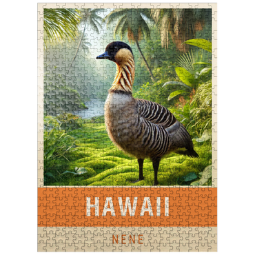 puzzleplate State Birds Series: Hawaii, Nene 500 Jigsaw Puzzle
