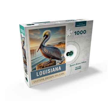 State Birds Series: Louisiana, Eastern Brown Pelican 1000 Jigsaw Puzzle box view2