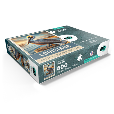 State Birds Series: Louisiana, Eastern Brown Pelican 500 Jigsaw Puzzle box view1