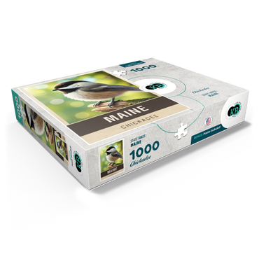 State Birds Series: Maine, Chickadee 1000 Jigsaw Puzzle box view1
