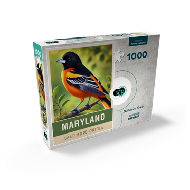 State Birds Series: Maryland, Baltimore Oriole 1000 Jigsaw Puzzle box view2