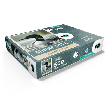 State Birds Series: Minnesota, Common Loon, close-up 500 Jigsaw Puzzle box view1