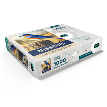 State Birds Series: Missouri, Eastern Bluebird 1000 Jigsaw Puzzle box view1